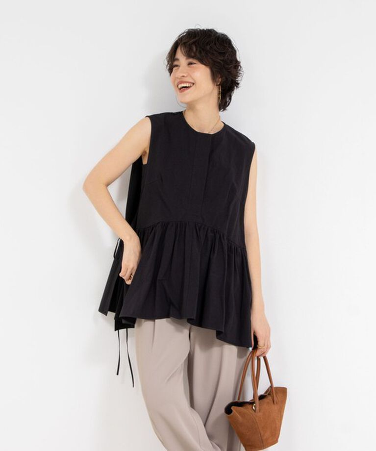 NOLLEY'S sophi「【PROTAGONISTA/プロタゴニスタ】Sleeveless Flare Tops」|シャツ・ブラウス|