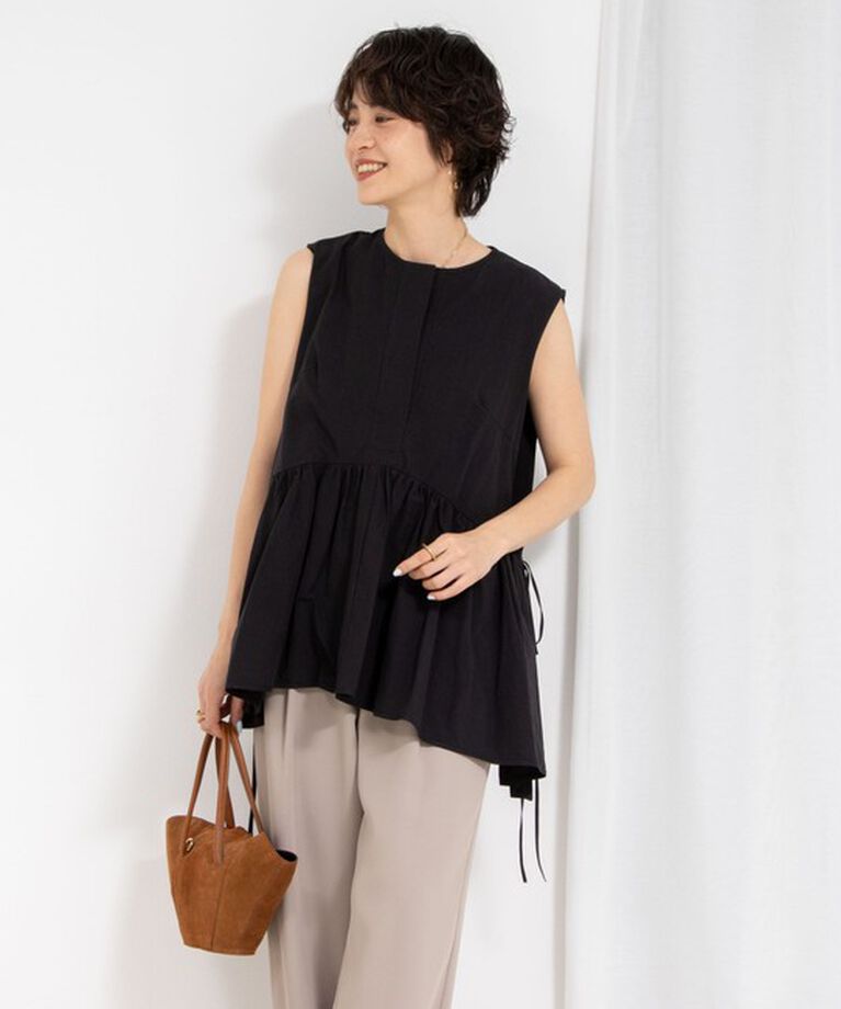 NOLLEY'S sophi「【PROTAGONISTA/プロタゴニスタ】Sleeveless Flare Tops」|シャツ・ブラウス|