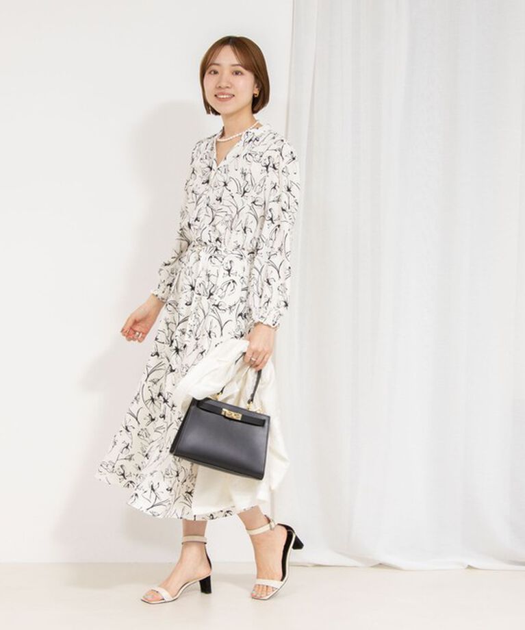 NOLLEY'S sophi「ウォッシャブルジョーゼットフレアワンピース」|ワンピース|