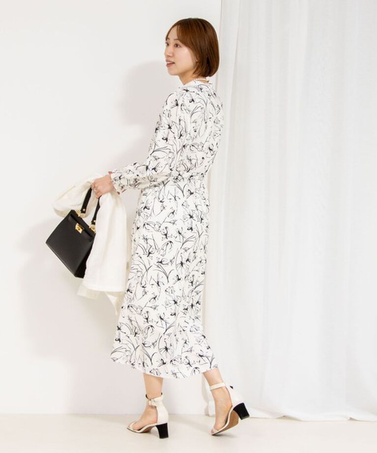 NOLLEY'S sophi「ウォッシャブルジョーゼットフレアワンピース」|ワンピース|