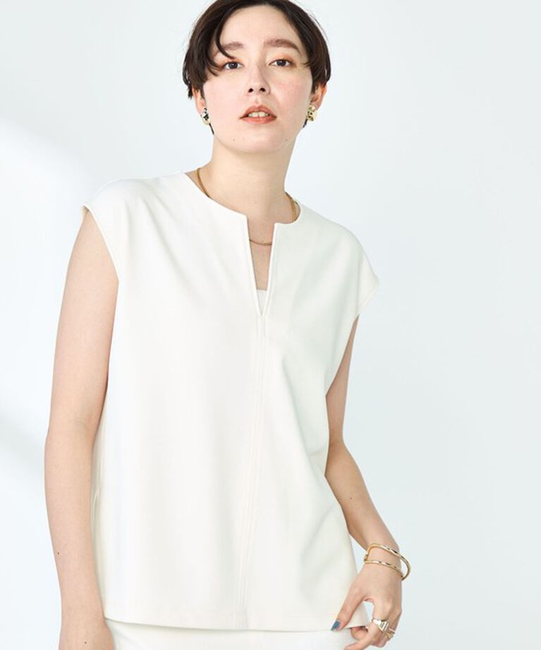 NOLLEY'S sophi「《セットアップ対応》マルチファンクションキーネックプルオーバーカットソー」|Tシャツ・カットソー|