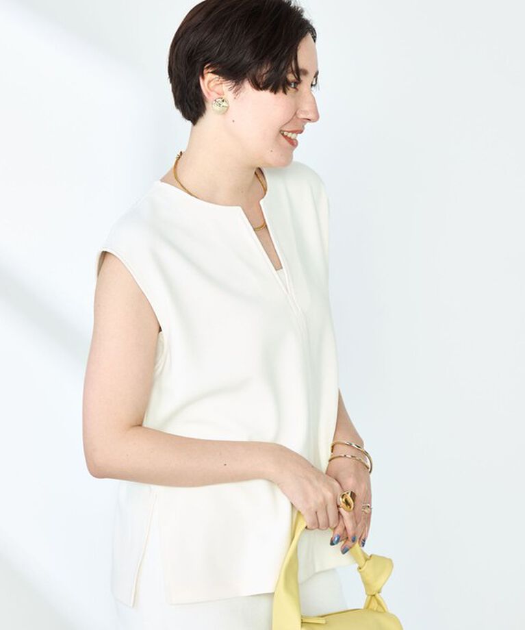 NOLLEY'S sophi「《セットアップ対応》マルチファンクションキーネックプルオーバーカットソー」|Tシャツ・カットソー|
