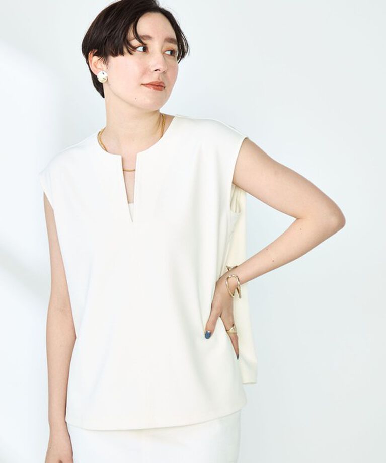 NOLLEY'S sophi「《セットアップ対応》マルチファンクションキーネックプルオーバーカットソー」|Tシャツ・カットソー|
