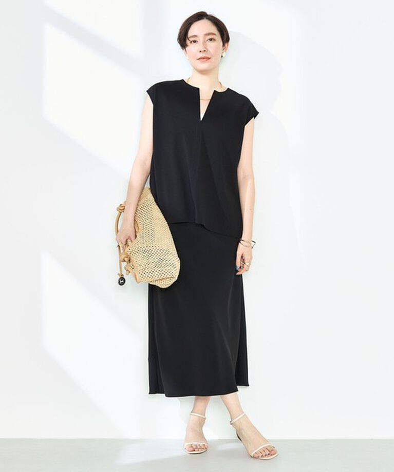 NOLLEY'S sophi「《セットアップ対応》マルチファンクションキーネックプルオーバーカットソー」|Tシャツ・カットソー|