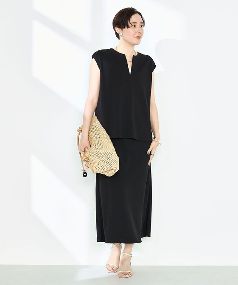 NOLLEY'S sophi「《セットアップ対応》マルチファンクションキーネックプルオーバーカットソー」|Tシャツ・カットソー|