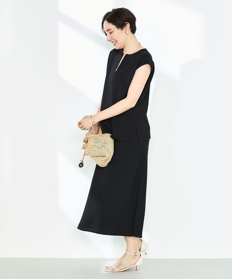 NOLLEY'S sophi「《セットアップ対応》マルチファンクションキーネックプルオーバーカットソー」|Tシャツ・カットソー|