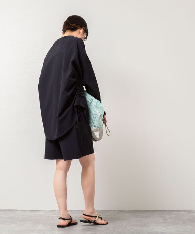 NOLLEY'S「《高機能/セットアップ対応》ウォッシャブルラッシュガードボートネックシャツ」|シャツ・ブラウス|