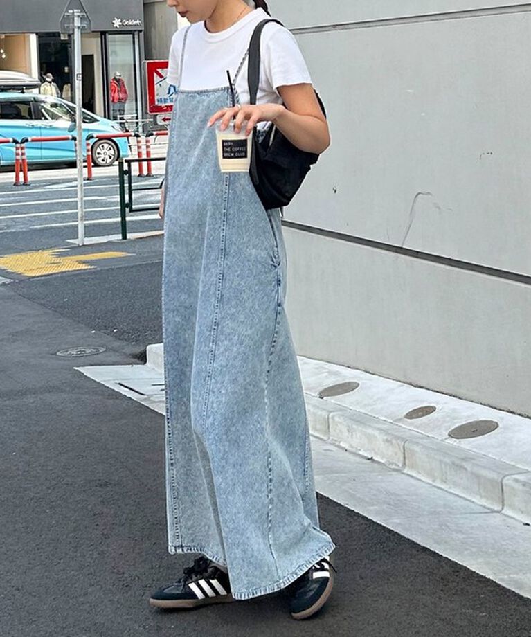 fredy emue「【新色登場】リボンデニムキャミワンピース」|ワンピース|