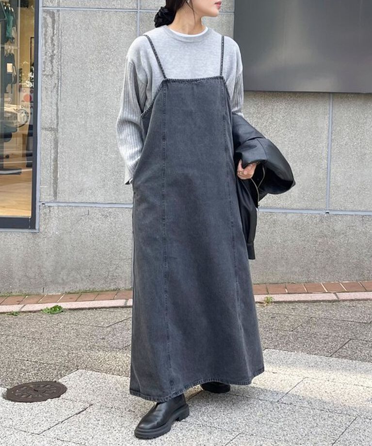 fredy emue「【新色登場】リボンデニムキャミワンピース」|ワンピース|