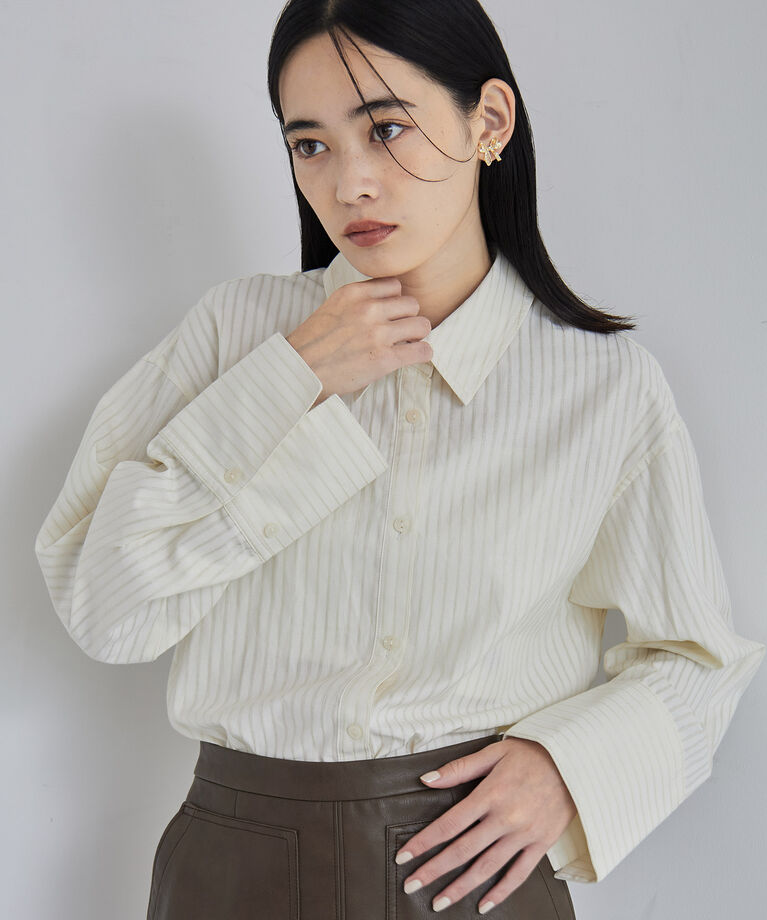 VIS「【SET】ビスチェ付きシャツ【洗える】」|シャツ・ブラウス|