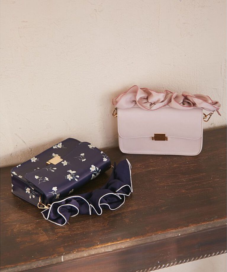 VIS「【DILIGENCE PARLOUR】VIS別注モデルフリルハンドル付き2WAYバッグ」|ハンドバッグ|