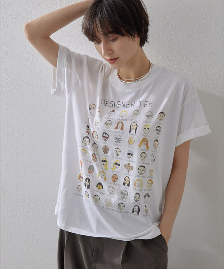  「【UNFORTUNATE  PORTRAIT】Designer Tシャツ」|Tシャツ・カットソー|ホワイト
