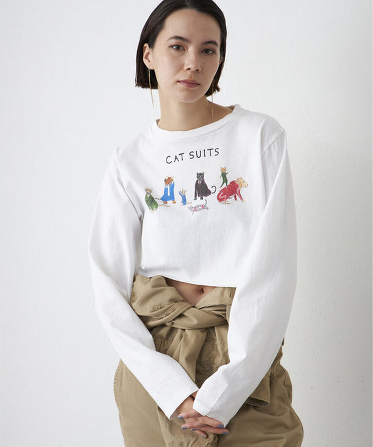  「【UNFORTUNATE PORTRAIT】Cat SuitsTシャツ」|Tシャツ・カットソー|