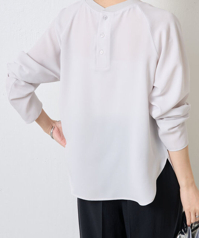  「2WAYラグランジョーゼットロンT」|Tシャツ・カットソー|