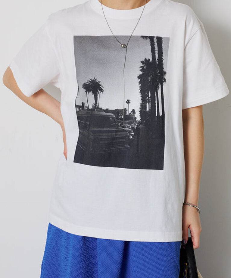 「	STAR&STRIPE フォトプリントTシャツ」|Tシャツ・カットソー|