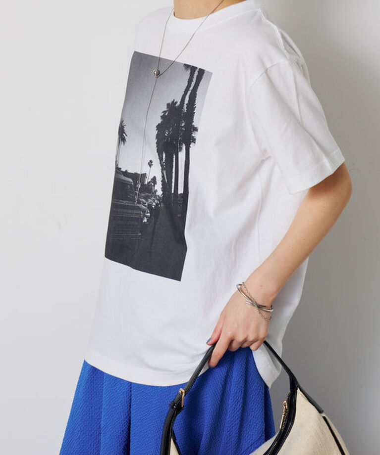 「	STAR&STRIPE フォトプリントTシャツ」|Tシャツ・カットソー|