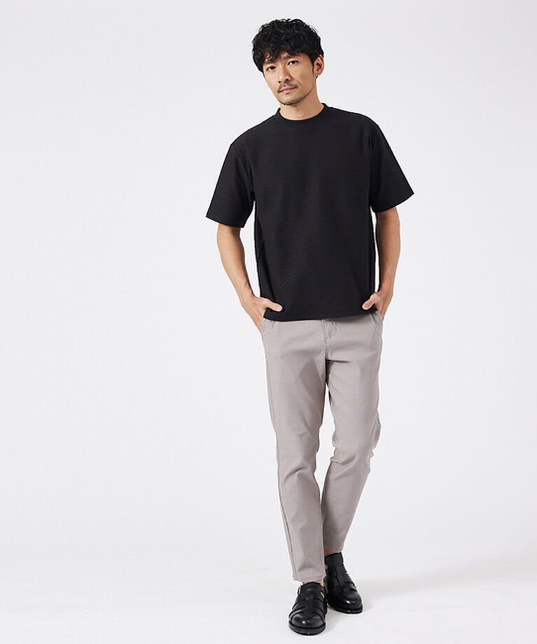 ABAHOUSE「ジオメトリックリンクス 半袖Tシャツ」|Tシャツ・カットソー|