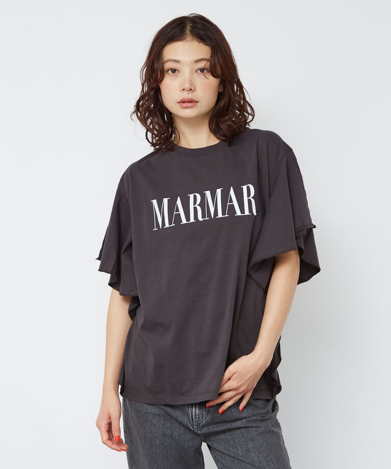 Rouge vif「＜別注＞【MICA&DEAL /マイカアンドディール】ロゴTシャツ / フレアス」|Tシャツ・カットソー|