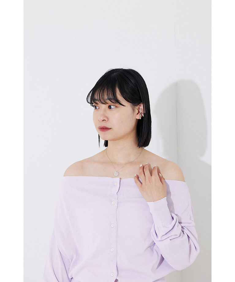 Rouge vif「オフショルダー2WAYカーディガン」|カーディガン|