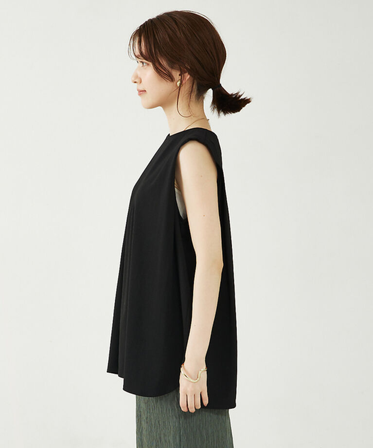 abahouse mavie「タックロングタンク」|Tシャツ・カットソー|