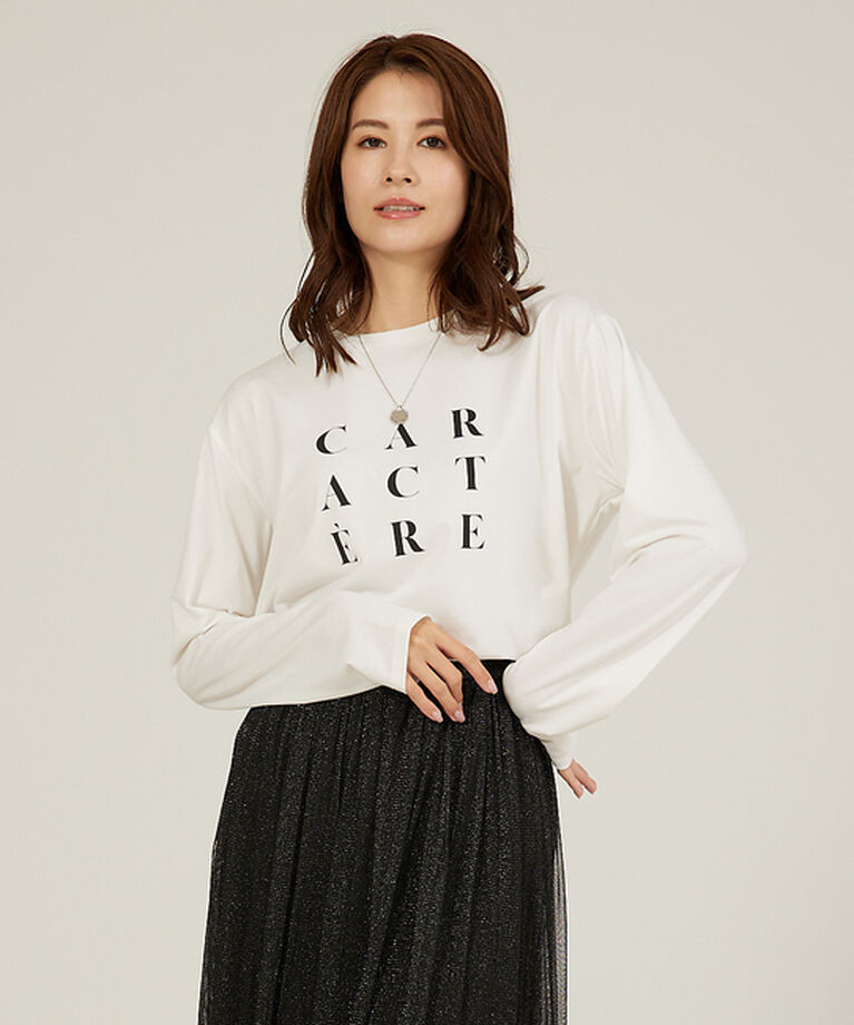 abahouse mavie「【定番/長袖】ロゴロンT」|Tシャツ・カットソー|