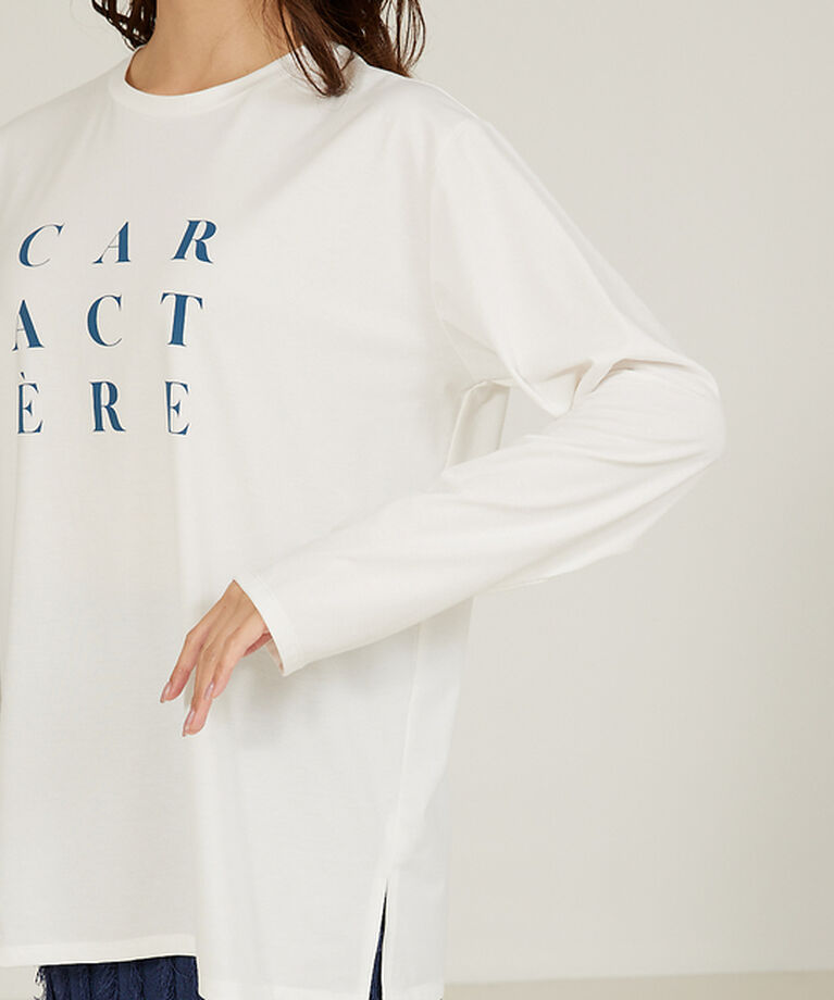 abahouse mavie「【定番/長袖】ロゴロンT」|Tシャツ・カットソー|