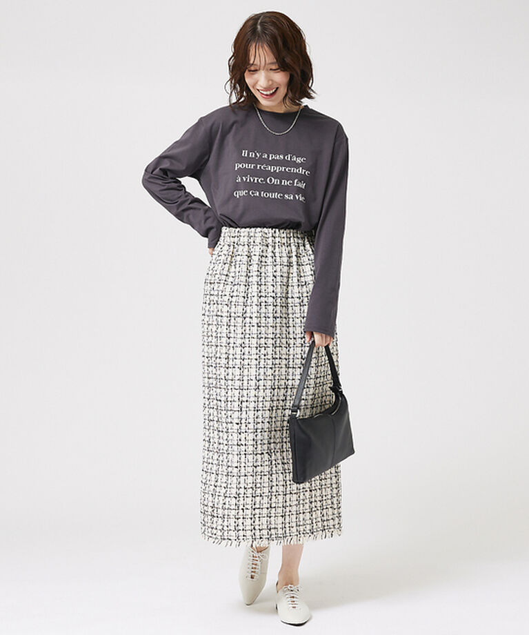 abahouse mavie「【定番/長袖】ロゴロンT」|Tシャツ・カットソー|