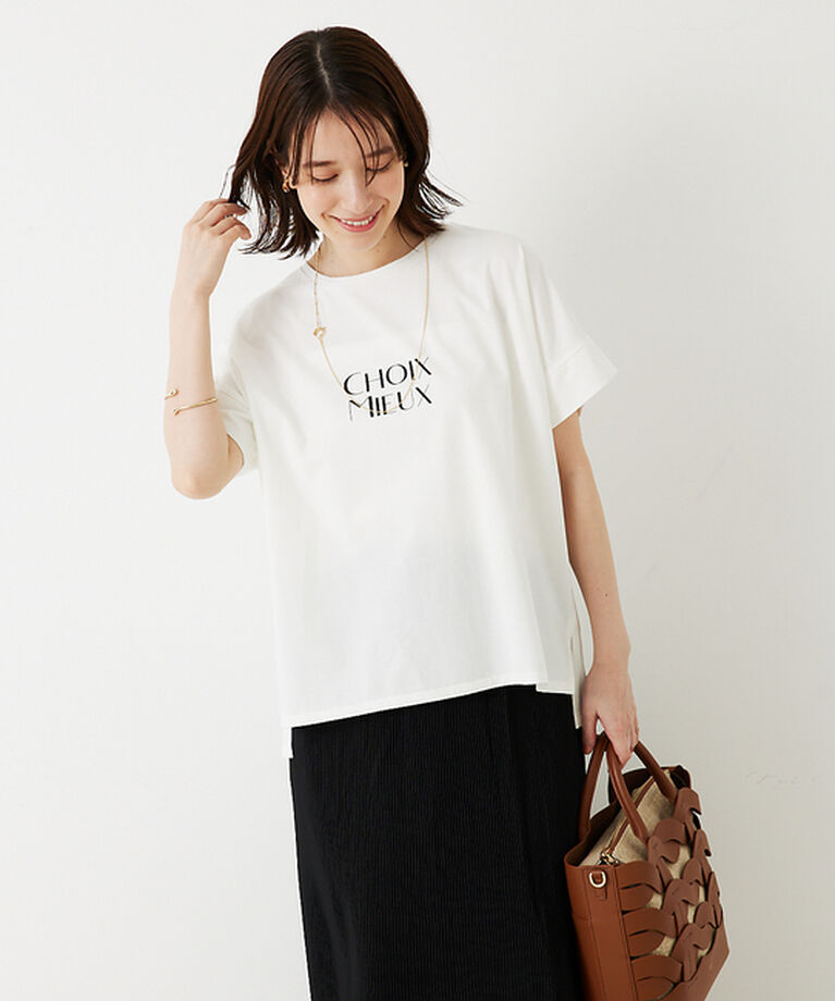 abahouse mavie「ワイドロゴT」|Tシャツ・カットソー|