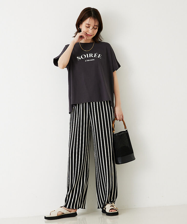 abahouse mavie「ワイドロゴT」|Tシャツ・カットソー|