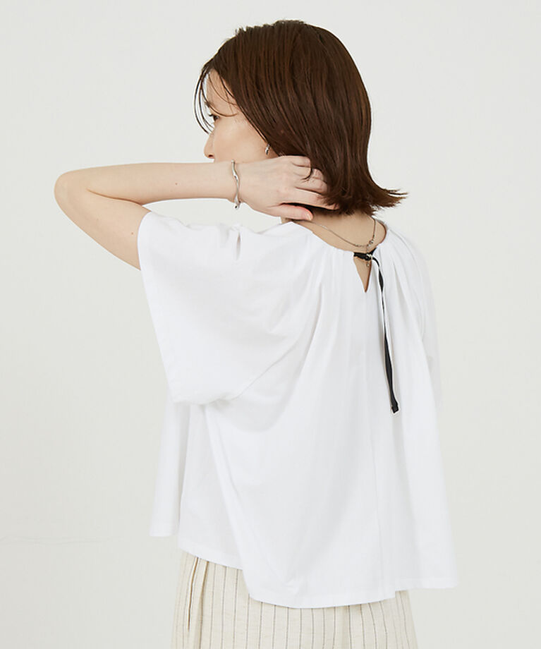 abahouse mavie「タックフレアーショートプルオーバー」|Tシャツ・カットソー|