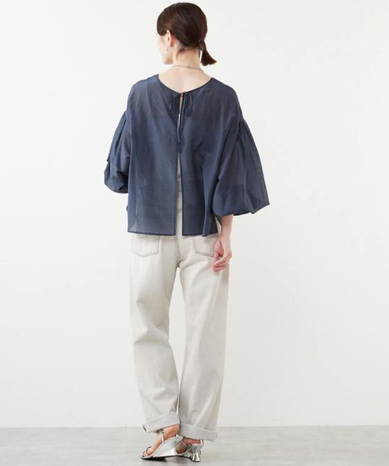 Soffitto「2WAYコットンシルクブラウス」|シャツ・ブラウス|