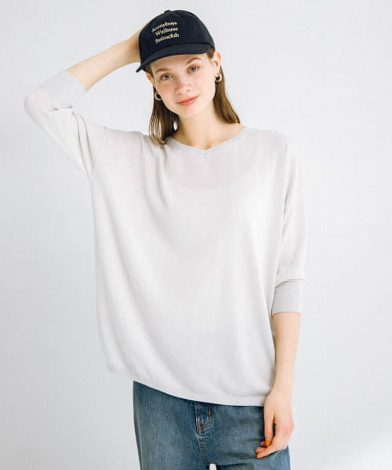 Sonny Label 「Sonny Label (接触冷感)クールミストワイドニットプルオーバー」|ニット・セーター|