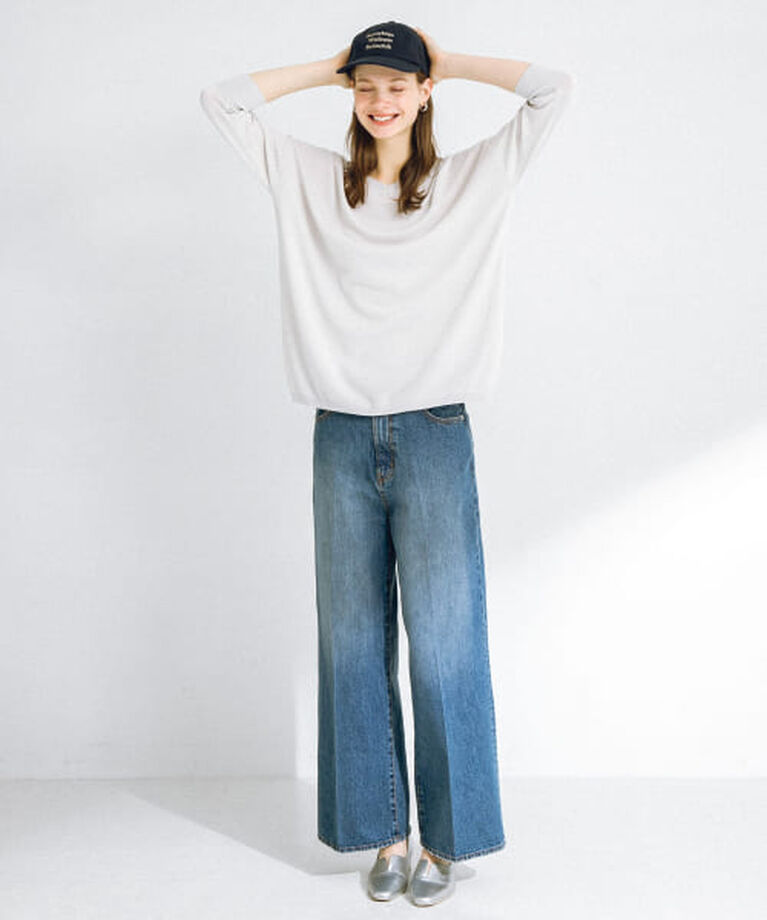 Sonny Label 「Sonny Label (接触冷感)クールミストワイドニットプルオーバー」|ニット・セーター|