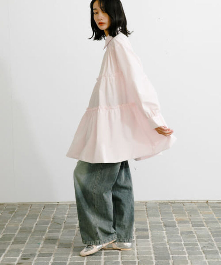  「KBF ティアードバルーンミニワンピース」|ワンピース|