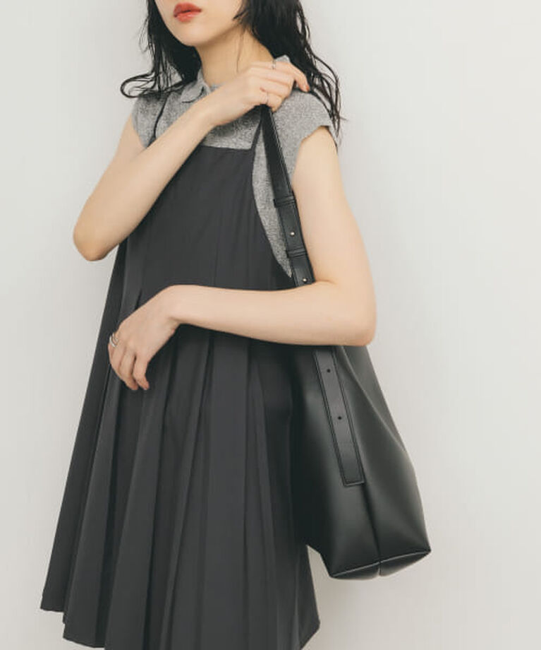  「KBF タックプリーツミニワンピース」|ワンピース|