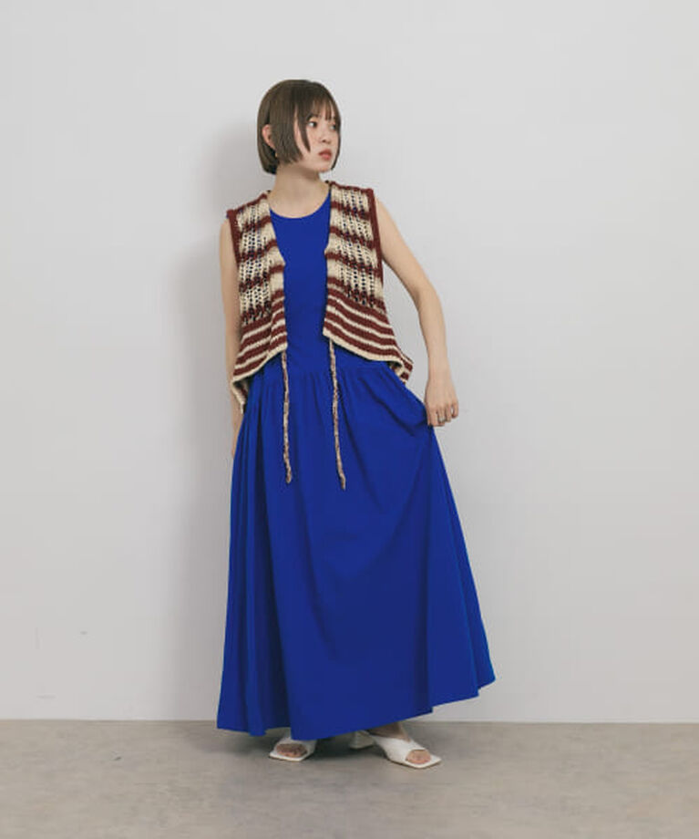  「KBF ノースリーブドロストワンピース」|ワンピース|BLUE