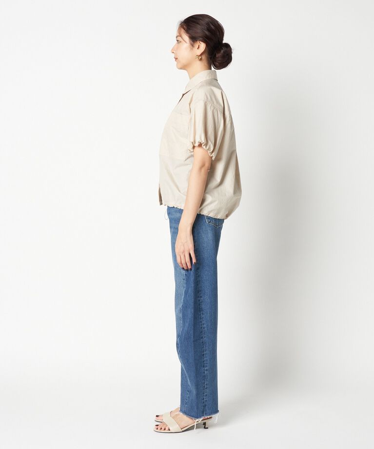 HELIOPOLE「HELIOPOLE PUFF SLEEVE DRAWSTRING SHIRT」|シャツ・ブラウス|