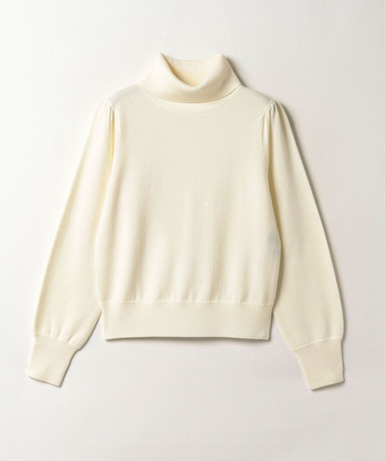 LOULOU WILLOUGHBY「◇【LOULOU WILLOUGHBY】コンパクトタートル長袖プルオーバー」|ニット・セーター|オフホワイト