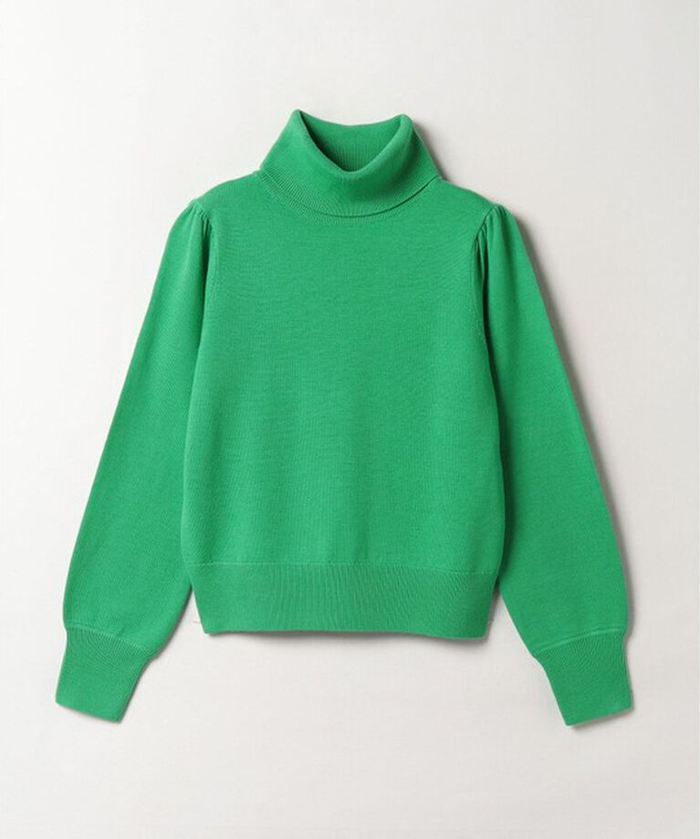 LOULOU WILLOUGHBY「◇【LOULOU WILLOUGHBY】コンパクトタートル長袖プルオーバー」|ニット・セーター|グリーン