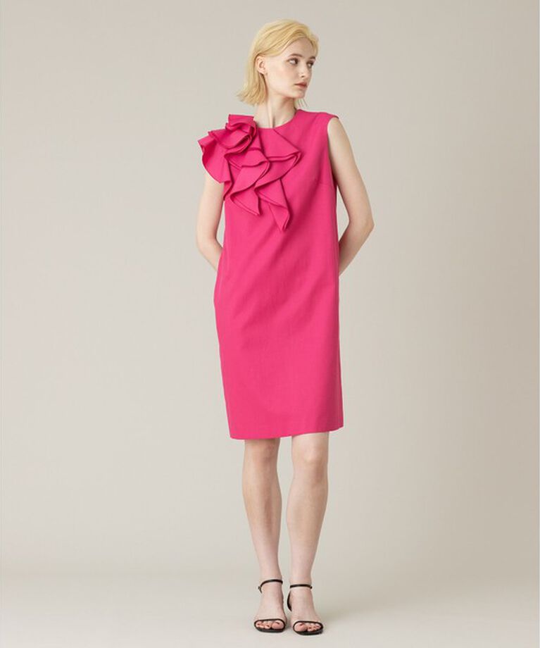 LOULOU WILLOUGHBY「【LOULOU WILLOUGHBY】アシメフリルワンピース」|ワンピース|