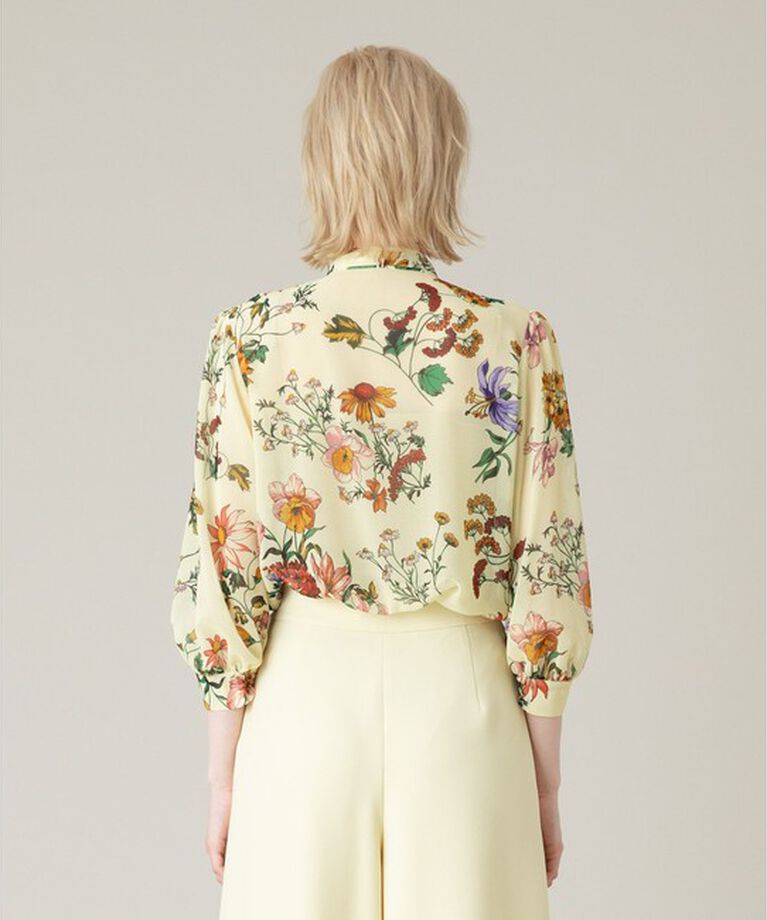LOULOU WILLOUGHBY「【LOULOU WILLOUGHBY】RATTIシフォンフラワープリントブラウス」|シャツ・ブラウス|