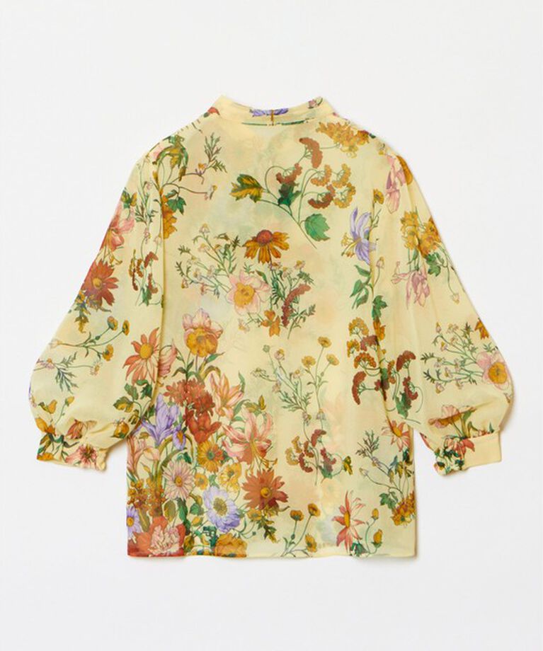 LOULOU WILLOUGHBY「【LOULOU WILLOUGHBY】RATTIシフォンフラワープリントブラウス」|シャツ・ブラウス|