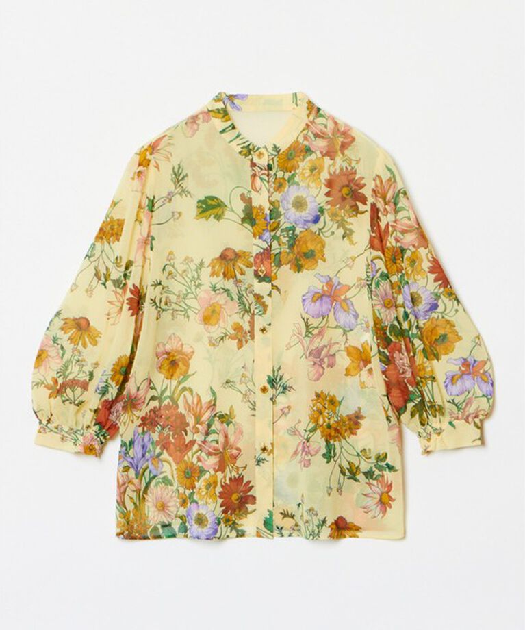 LOULOU WILLOUGHBY「【LOULOU WILLOUGHBY】RATTIシフォンフラワープリントブラウス」|シャツ・ブラウス|