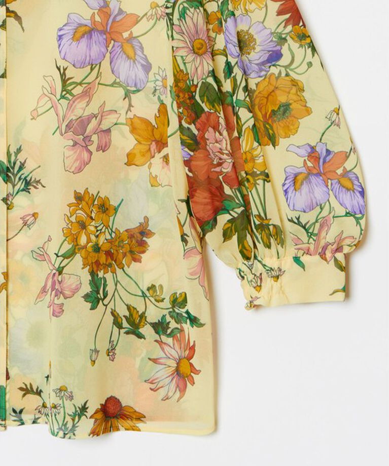 LOULOU WILLOUGHBY「【LOULOU WILLOUGHBY】RATTIシフォンフラワープリントブラウス」|シャツ・ブラウス|