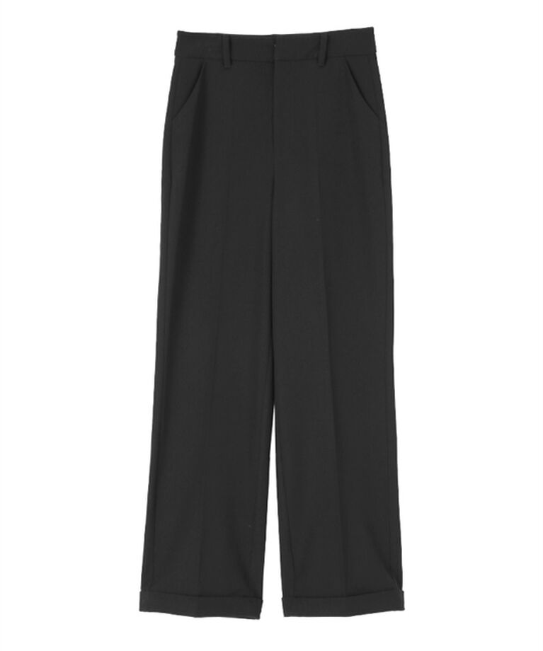 ur's「裾ダブルセンタープレスパンツ」|スラックス|