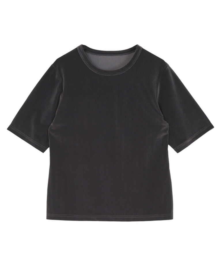 ur's「ベロアハーフスリーブTシャツ」|Tシャツ・カットソー|