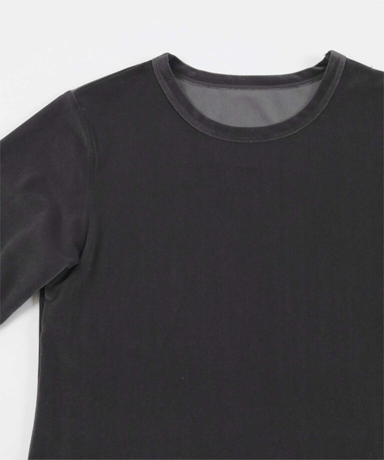 ur's「ベロアハーフスリーブTシャツ」|Tシャツ・カットソー|