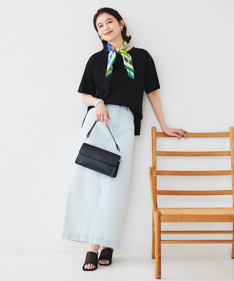 UNTITLED「【接触冷感/抗菌防臭/マシンウォッシャブル】クリアスムース Tシャツ」|Tシャツ・カットソー|