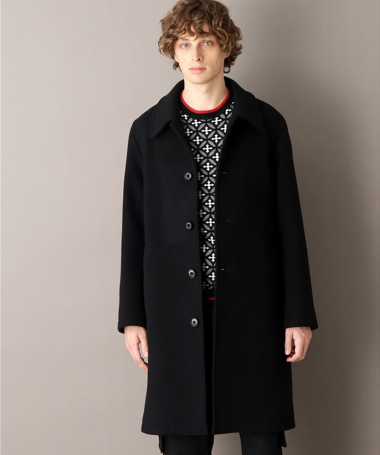 DRESSTERIOR「【Safari12月号掲載】Super140’s バルマカーンコート」|ステンカラーコート|