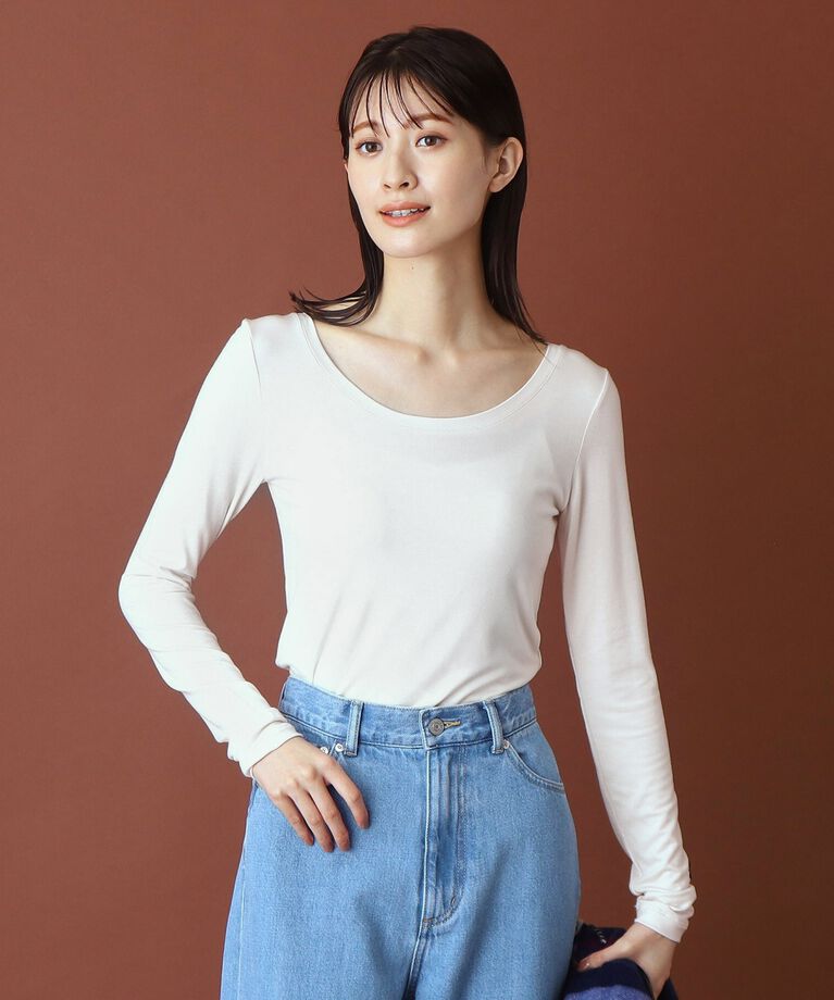 DRESSTERIOR「ウォームストレッチクルーネック」|Tシャツ・カットソー|